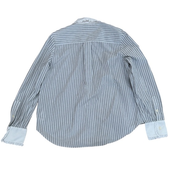 Kate Spade Embroidered Ruffle Shirt - Small - Picture 3 of 4